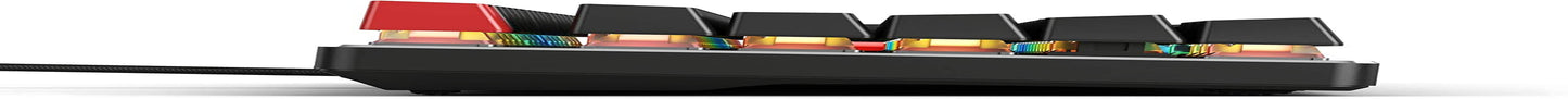 Modular Mechanical Gaming Keyboard - Full Size GMMK (104 Key) - RGB LED Backlit, Brown Switches, Hot Swap Switches (Black)(Gmmk-Brn)